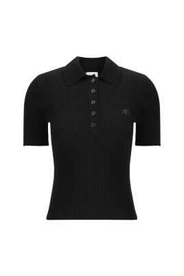 polo-en-maille-cotelee