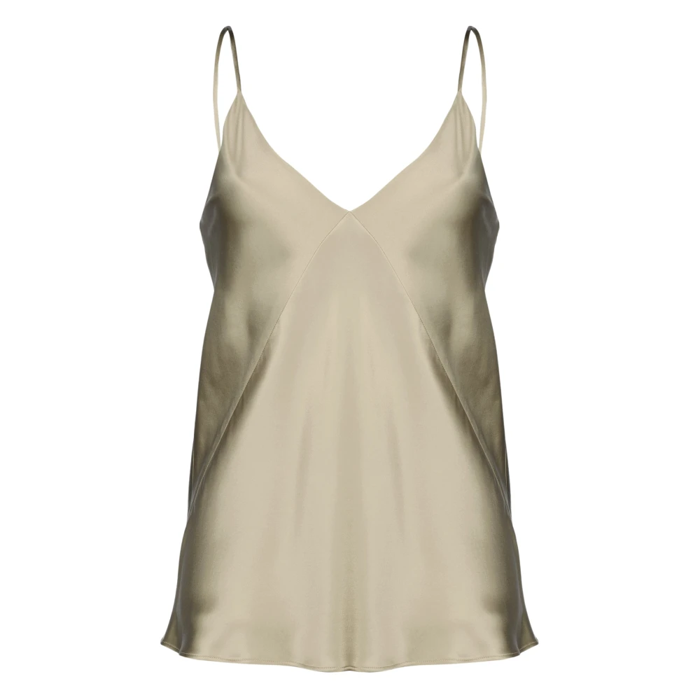Max Mara Femme Beige - Hauts Sans Manches - Tops - Taille: 34 Fr