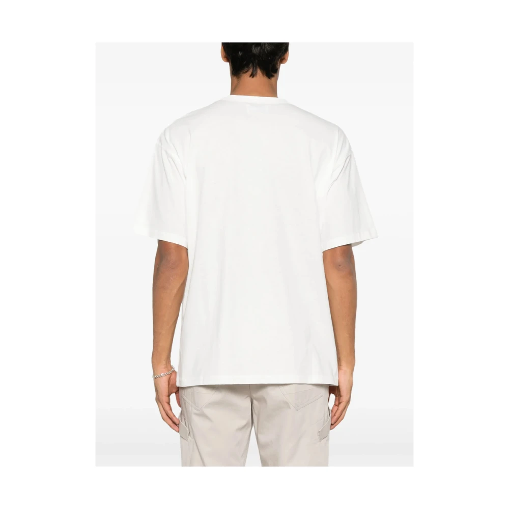 Magliano Wit Grafisch Print Crew Neck T-shirt White Heren