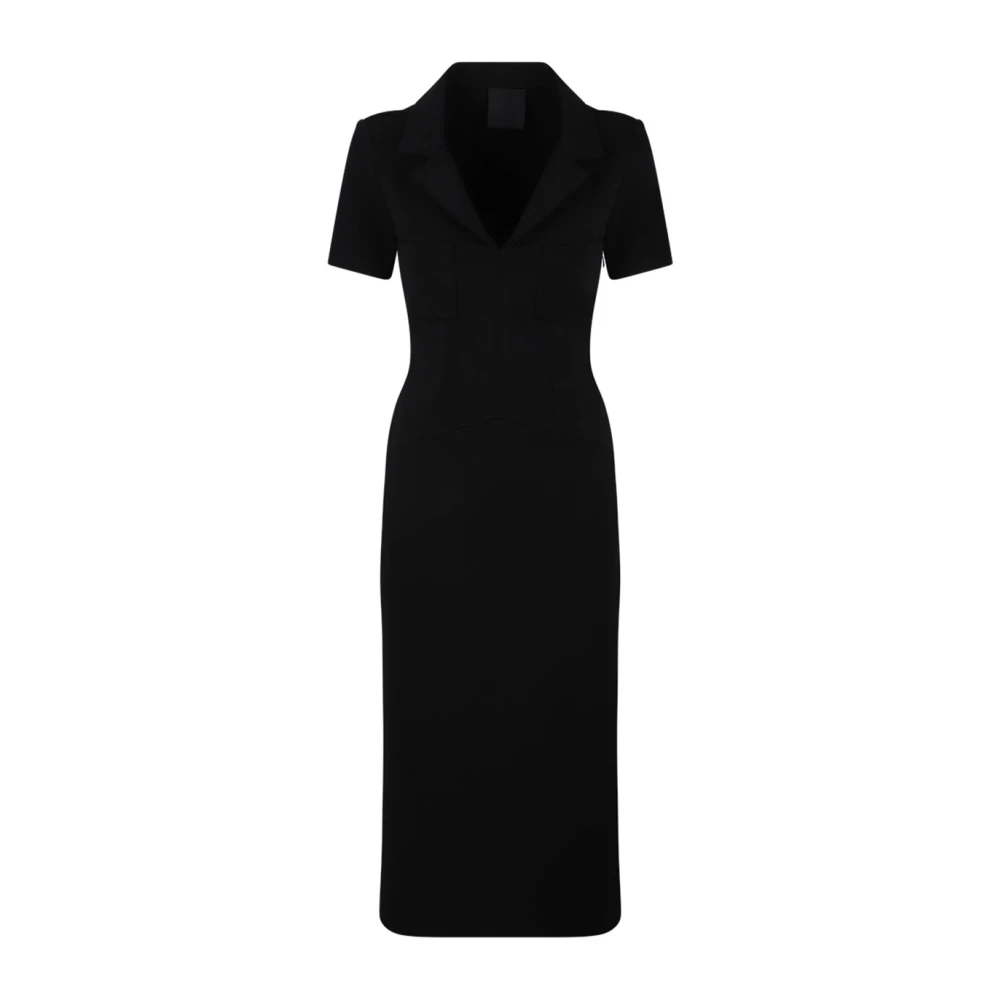 Givenchy Jurk in Punto Milano met 4G Detail Black Dames