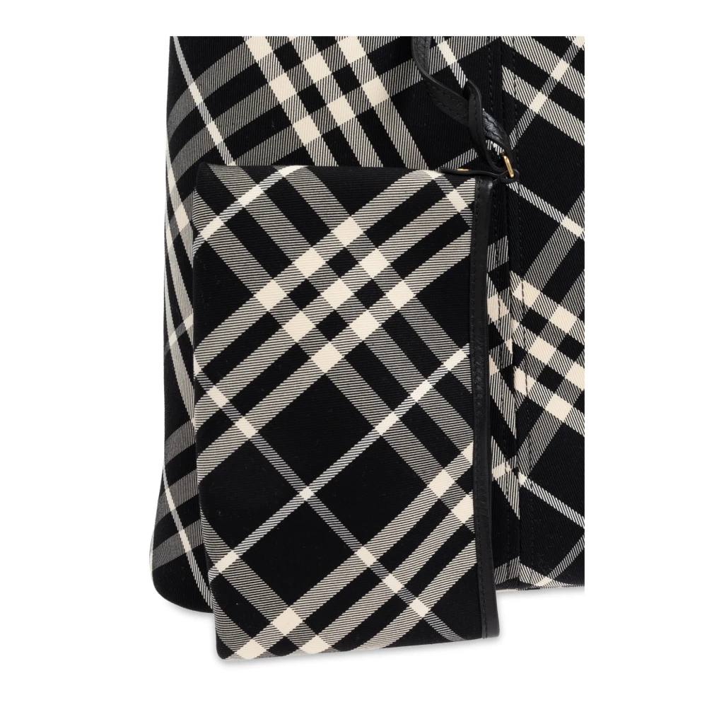 Burberry Ruitpatroon schoudertas Black Dames