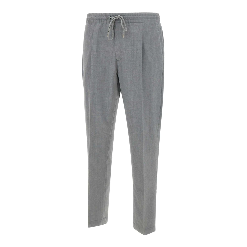 Briglia Grijze wolblend broek Gray Heren