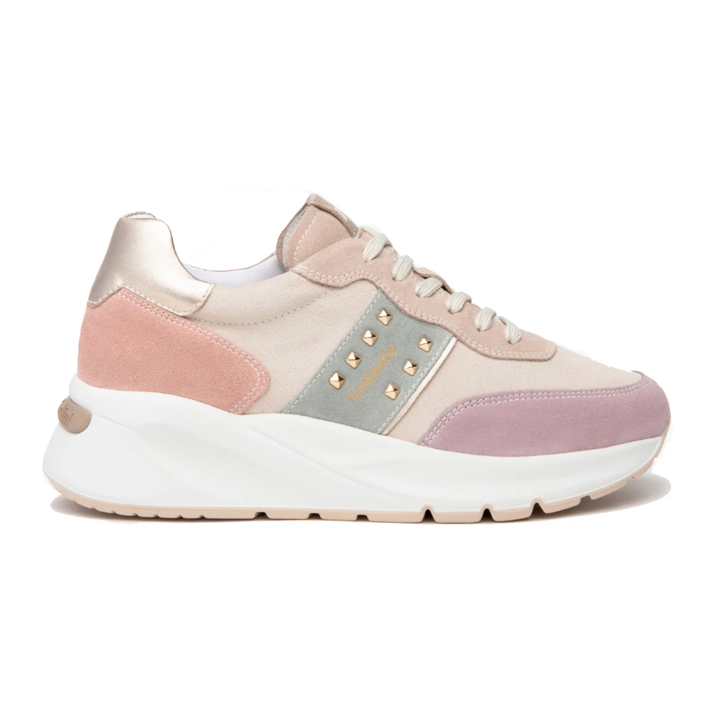 Nerogiardini Lila Sneakers Stiliga och Bekväma Multicolor, Dam