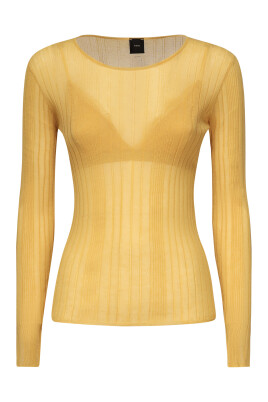 pull-jaune-brode-love-birds