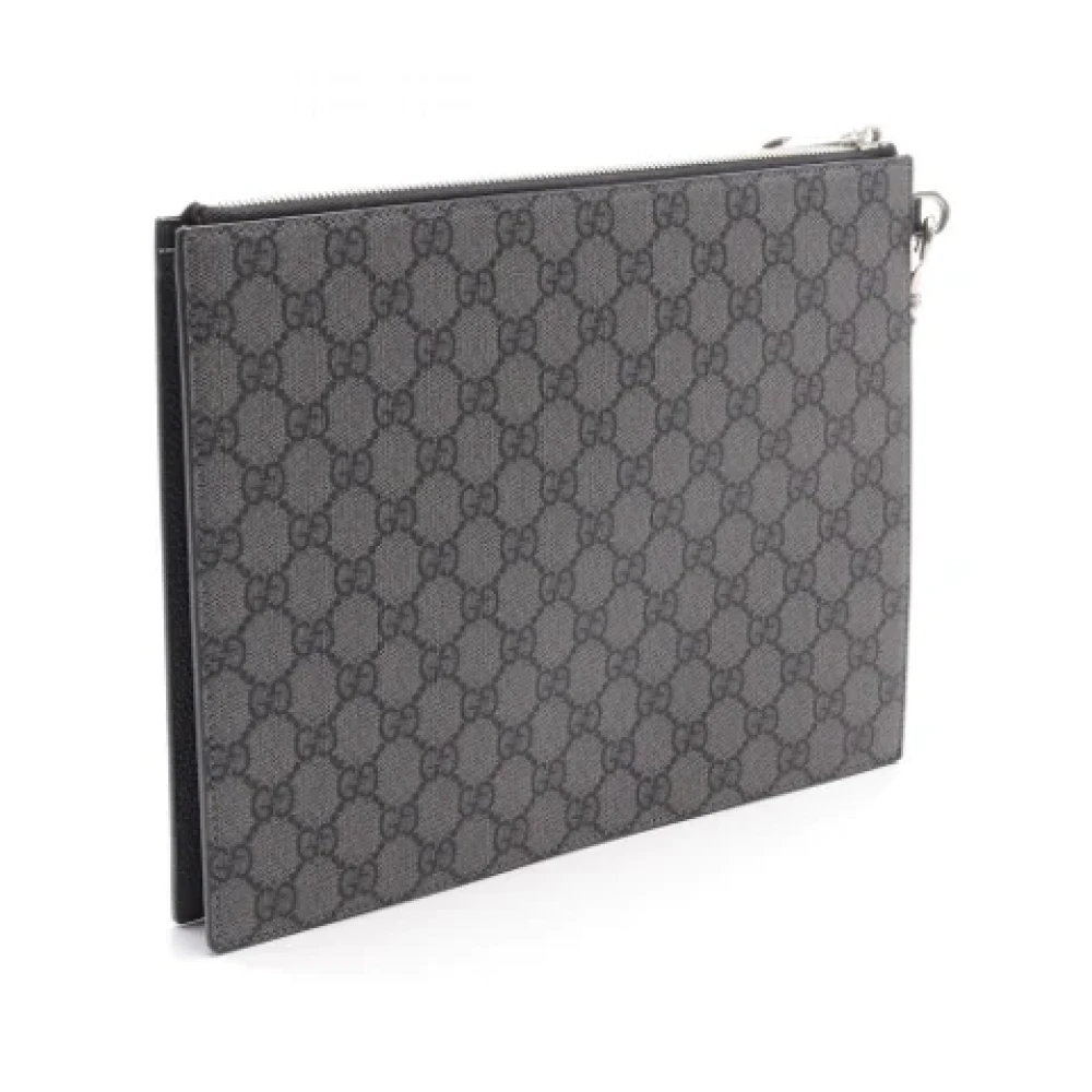 Gucci Vintage Pre-owned Leather gucci-bags Black Heren