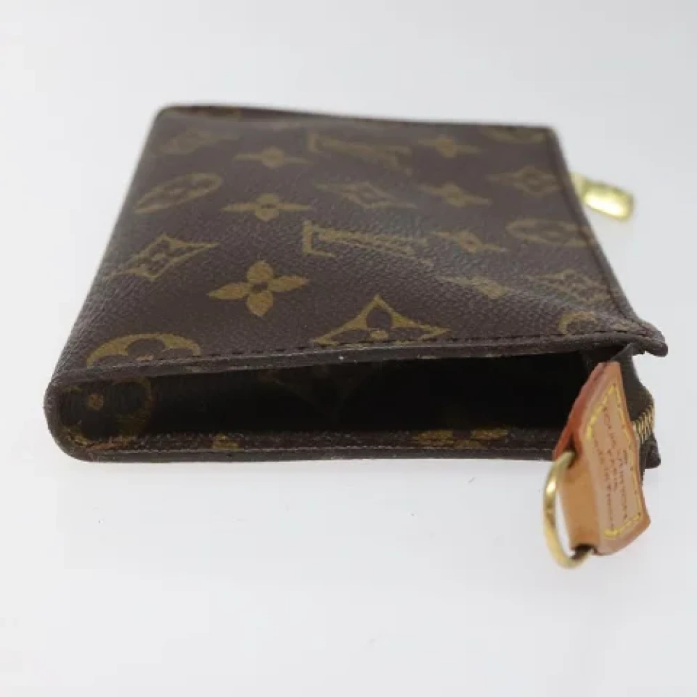 Louis Vuitton Vintage Pre-owned Canvas pouches Brown Dames