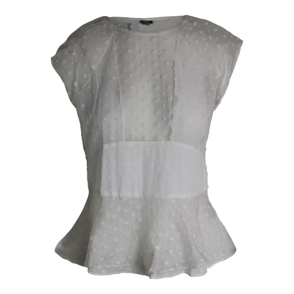 Isabel Marant Pre-owned Silk tops White Dames