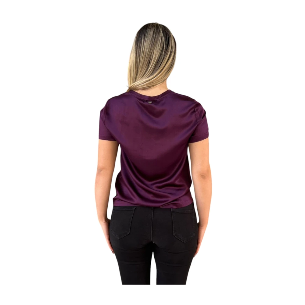 Liu Jo Elegante Blouse met Uniek Design Purple Dames