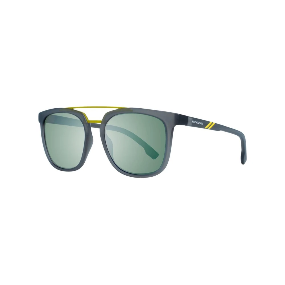 Skechers Men's Gray Metal Frame Sunglasses