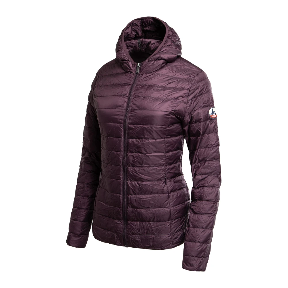 Jott Dames Puffer Jas Figue Purple Dames