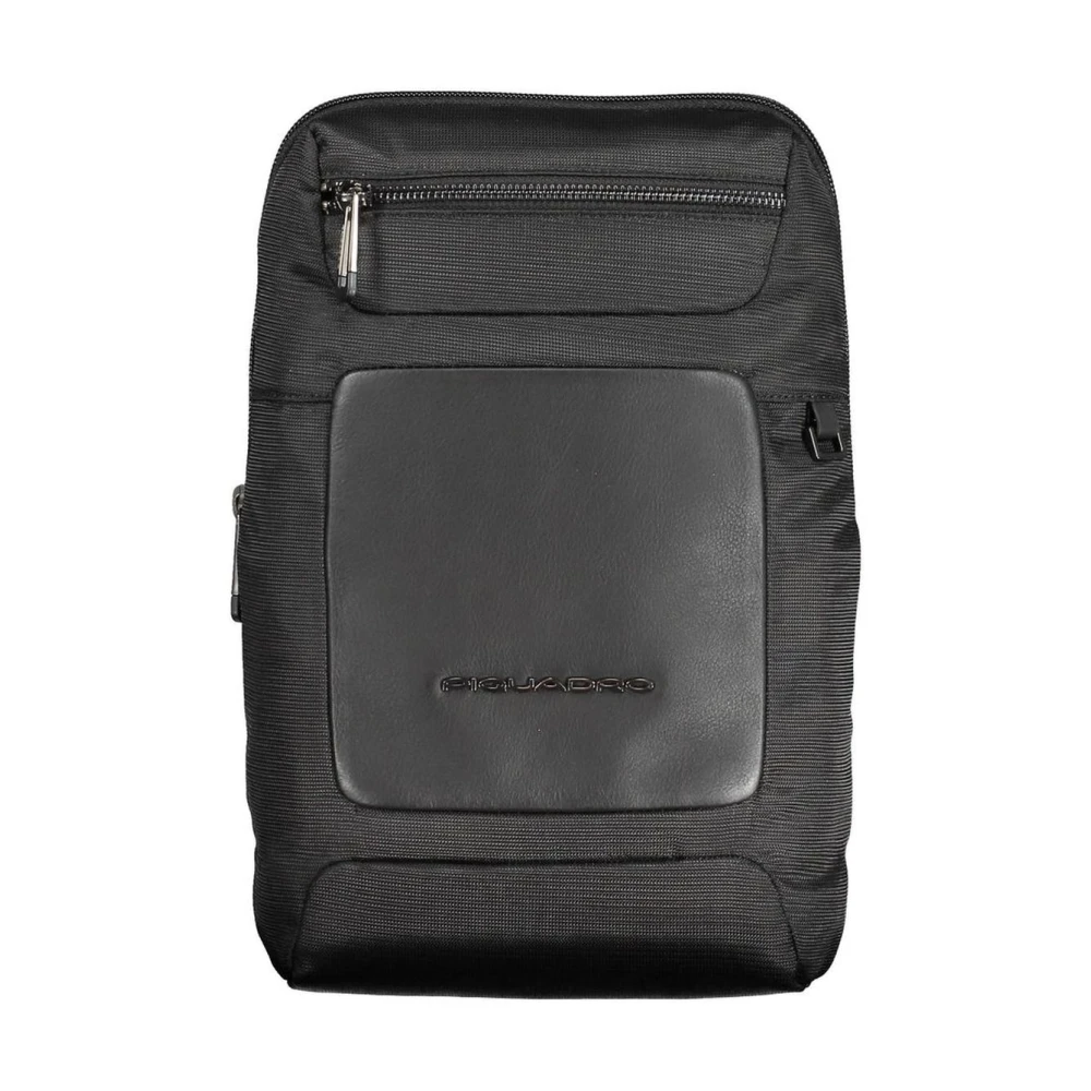 Piquadro Men's Black Cross Body Bags, One Size, Urban Shoulder Bag