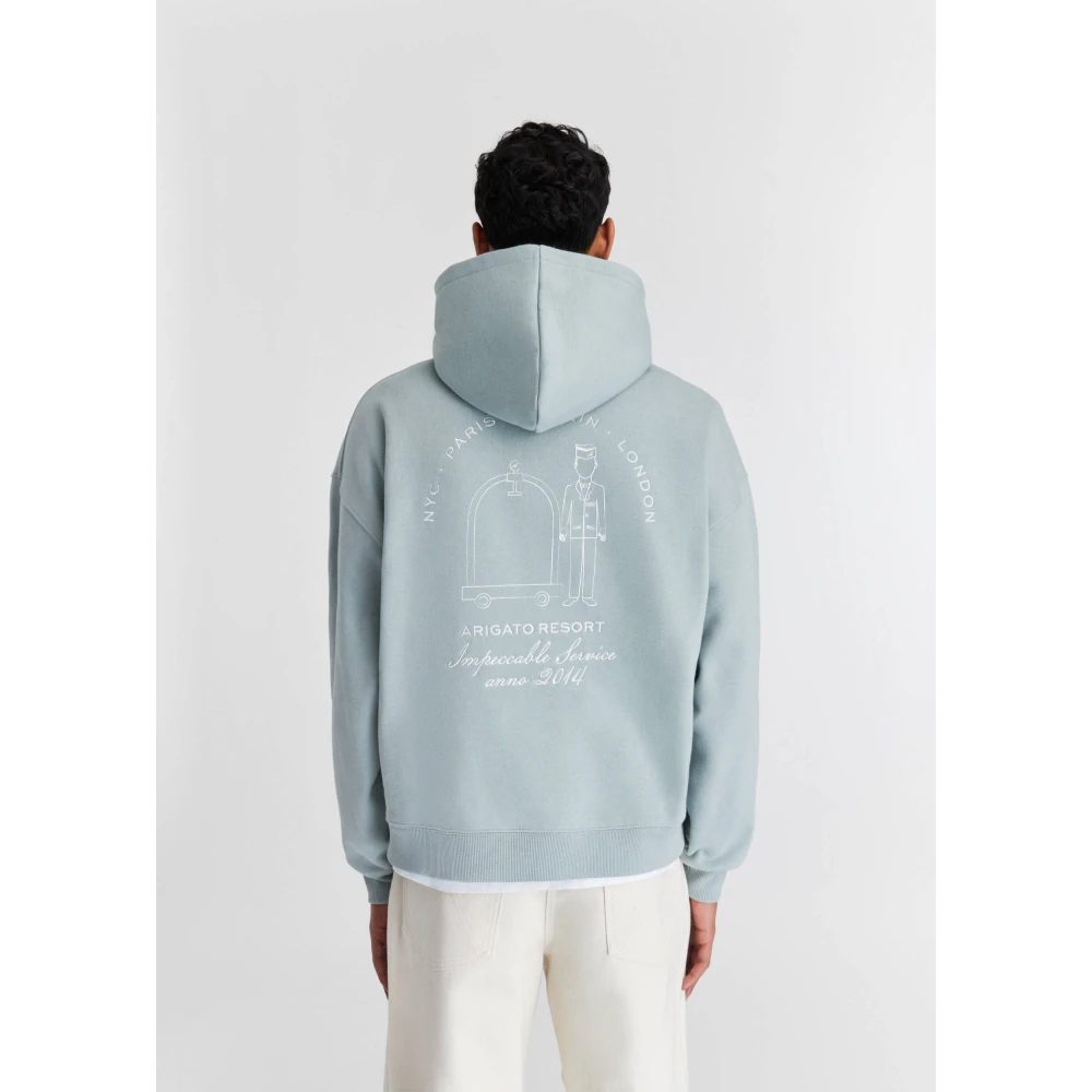 Axel Arigato Resort hoodie Blue Heren