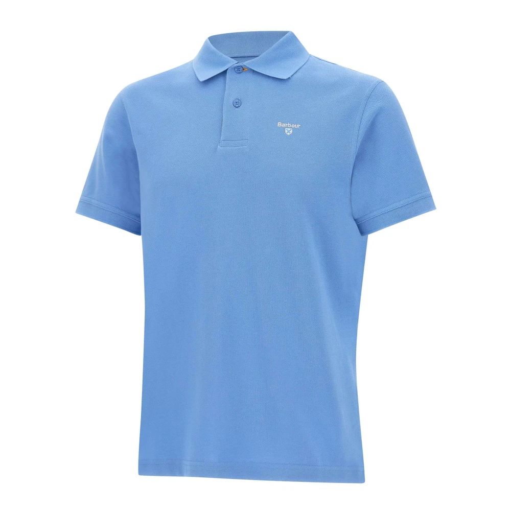 Barbour Tartan Polo Shirt Blauw Blue Heren