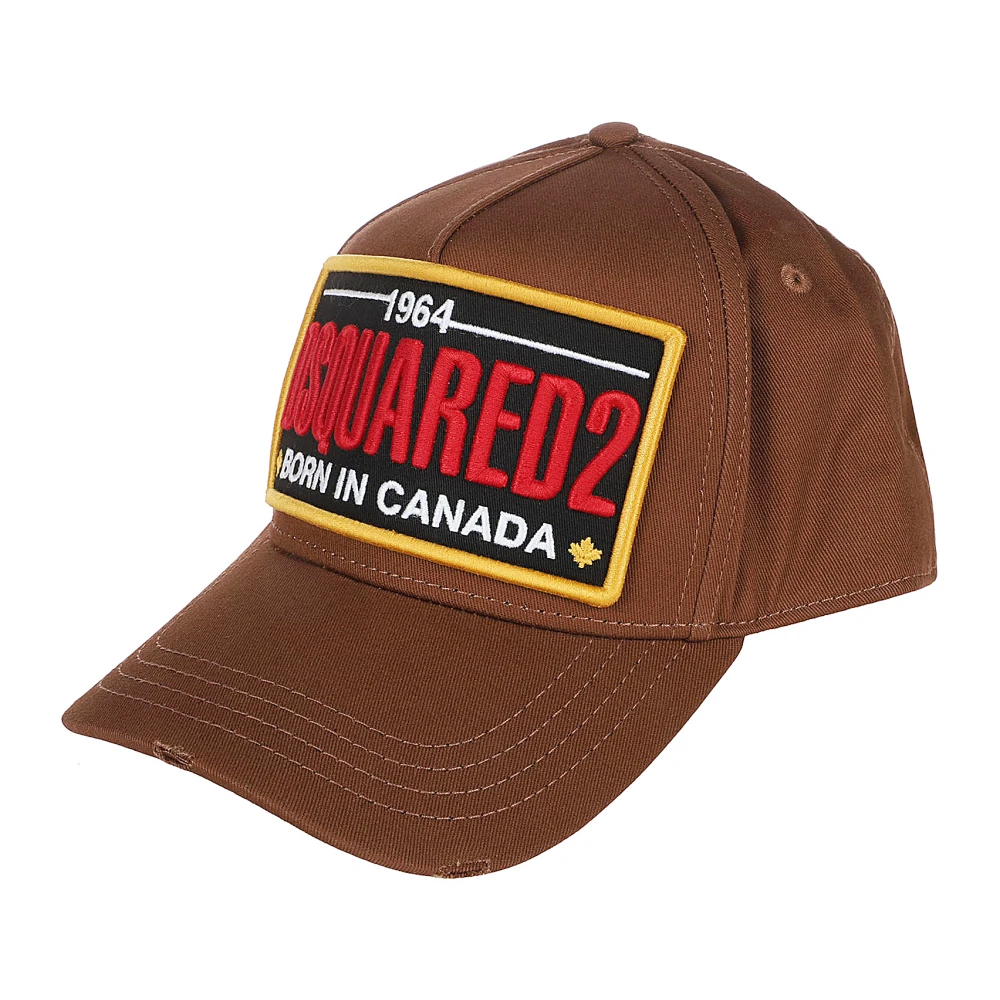 Dsquared2 Logo Baseball Cap Brown Heren