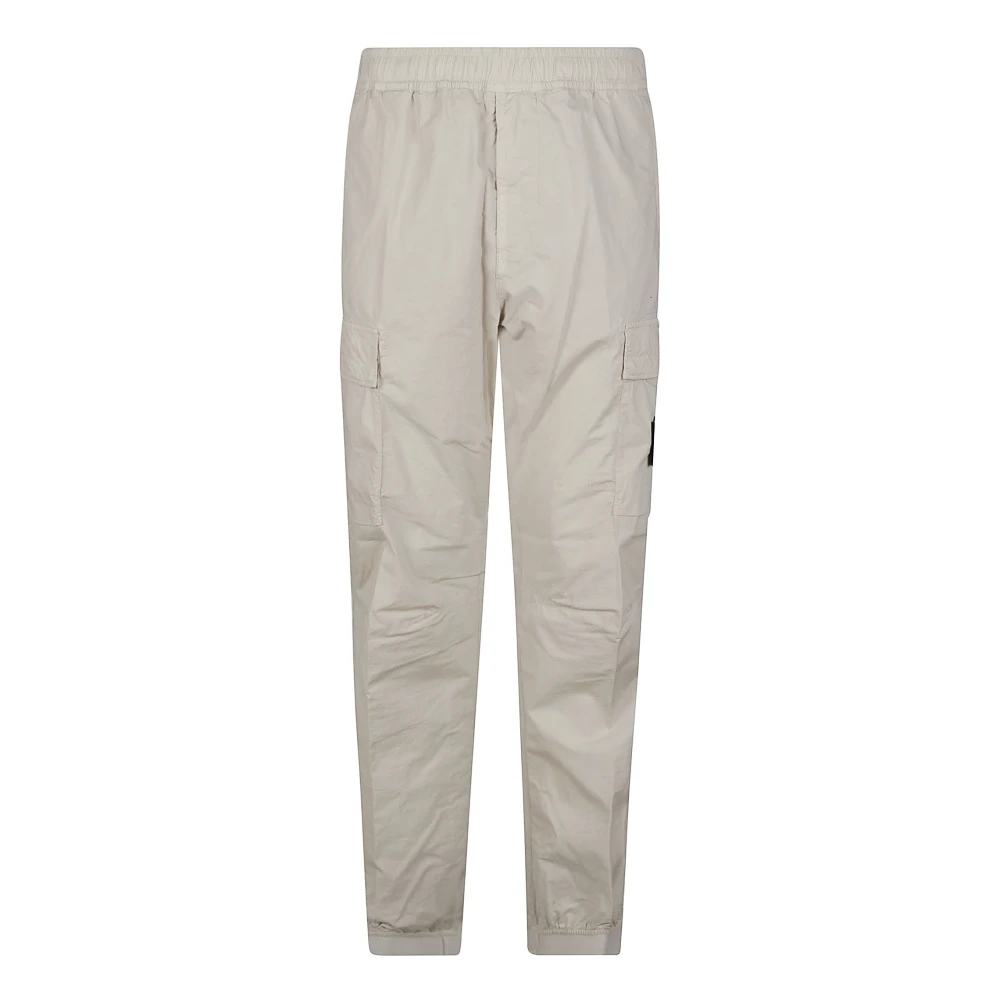 Stone Island Tapered Regular Byxor Gray, Herr