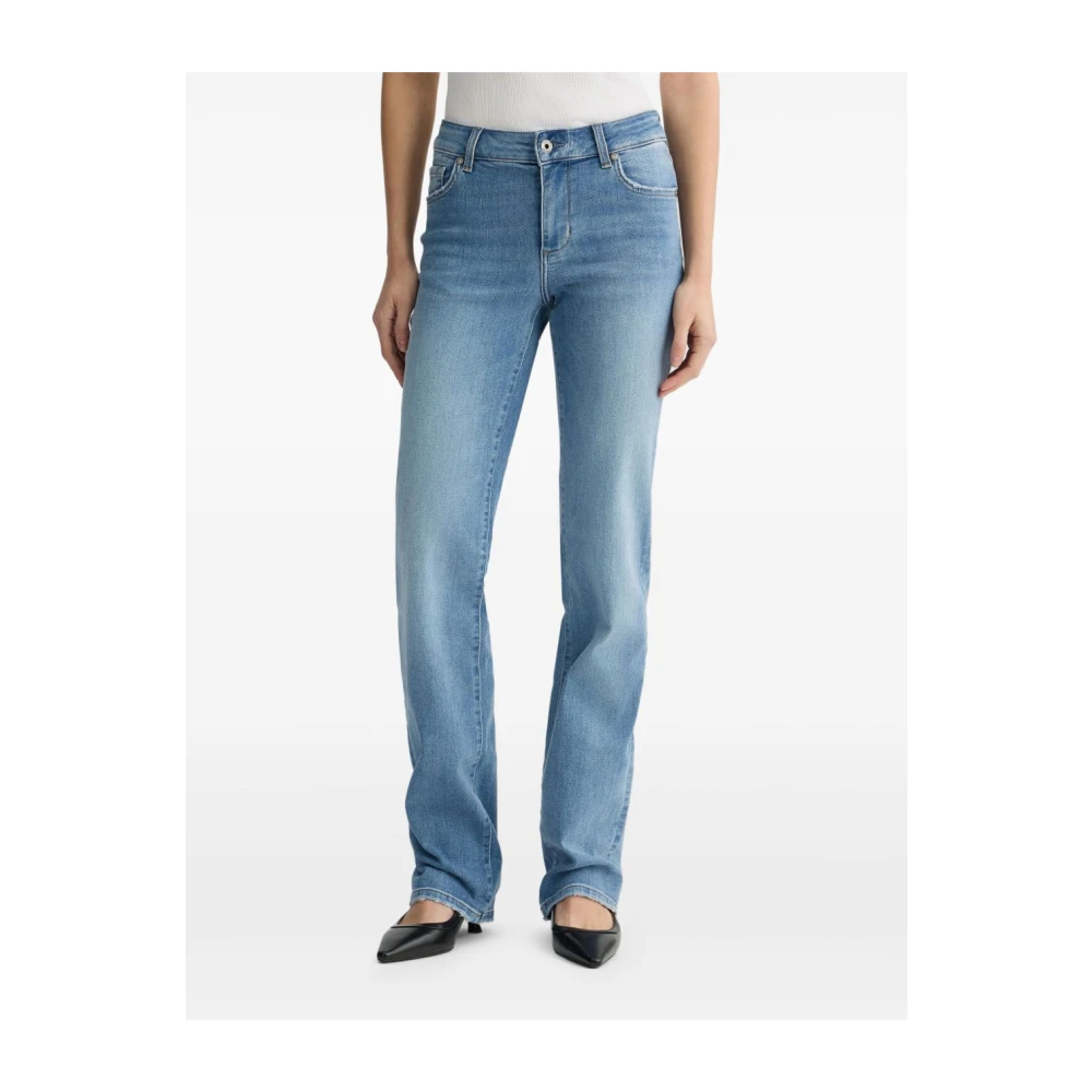 Liu Jo Blauwe Denim Jeans met Klassieke Stijl Blue Dames