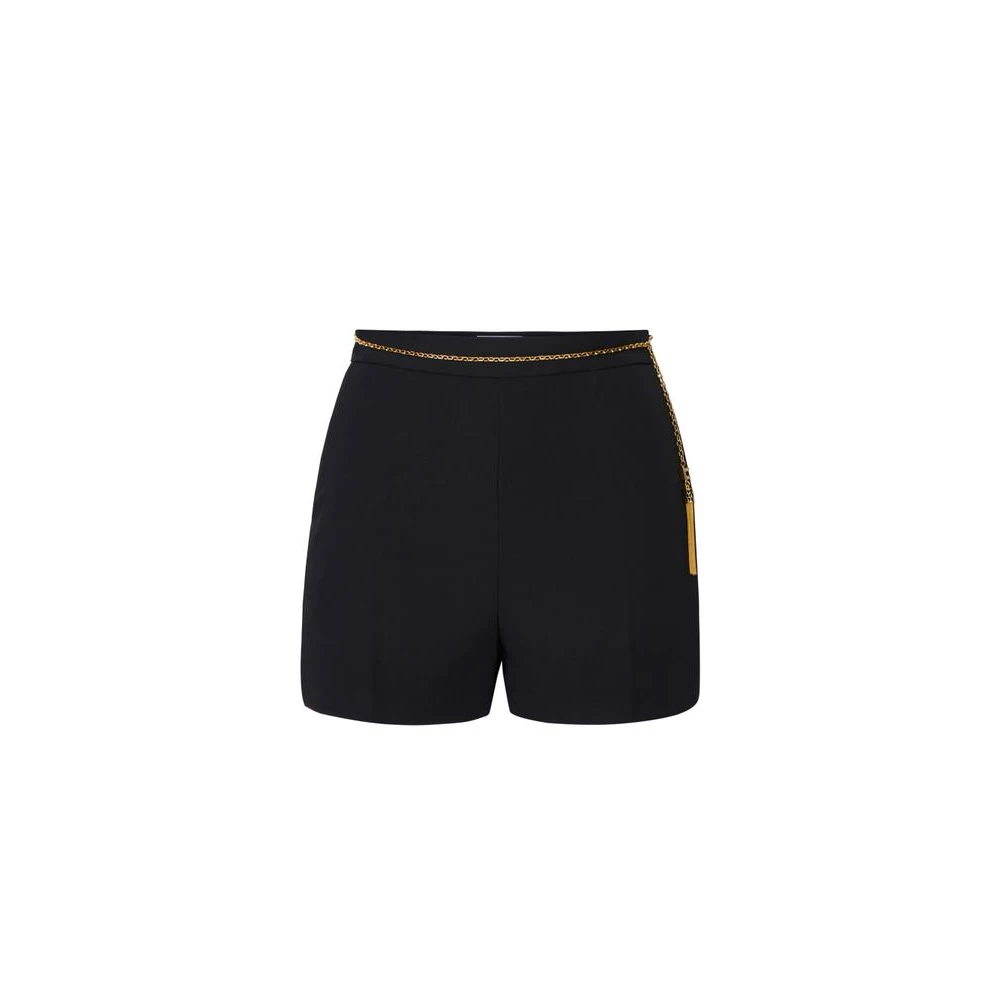 Elisabetta Franchi Black Short Shorts, Female, M, Shorts