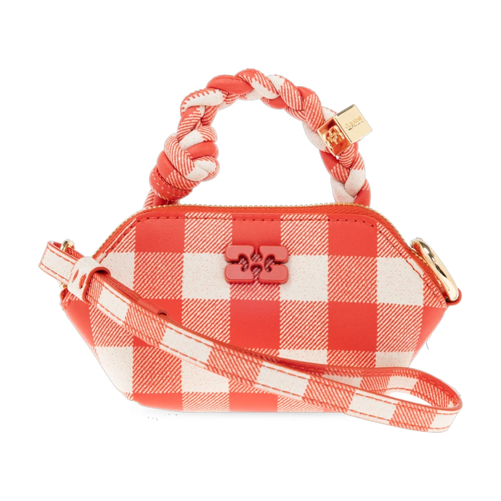 Ganni Women's Red Wallets & Cardholders, One Size, Nano Bou Bag