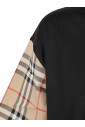 check-sleeve-cotton-t-shirt