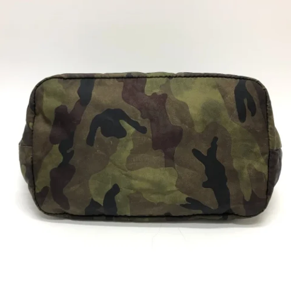 Prada Vintage Pre-owned Nylon prada-bags Gray Dames