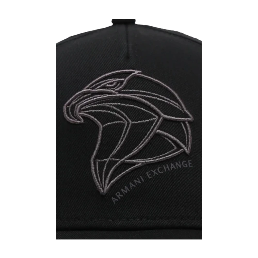 Armani Exchange Baseball Cap Klassieke Stijl Zwart Black Heren