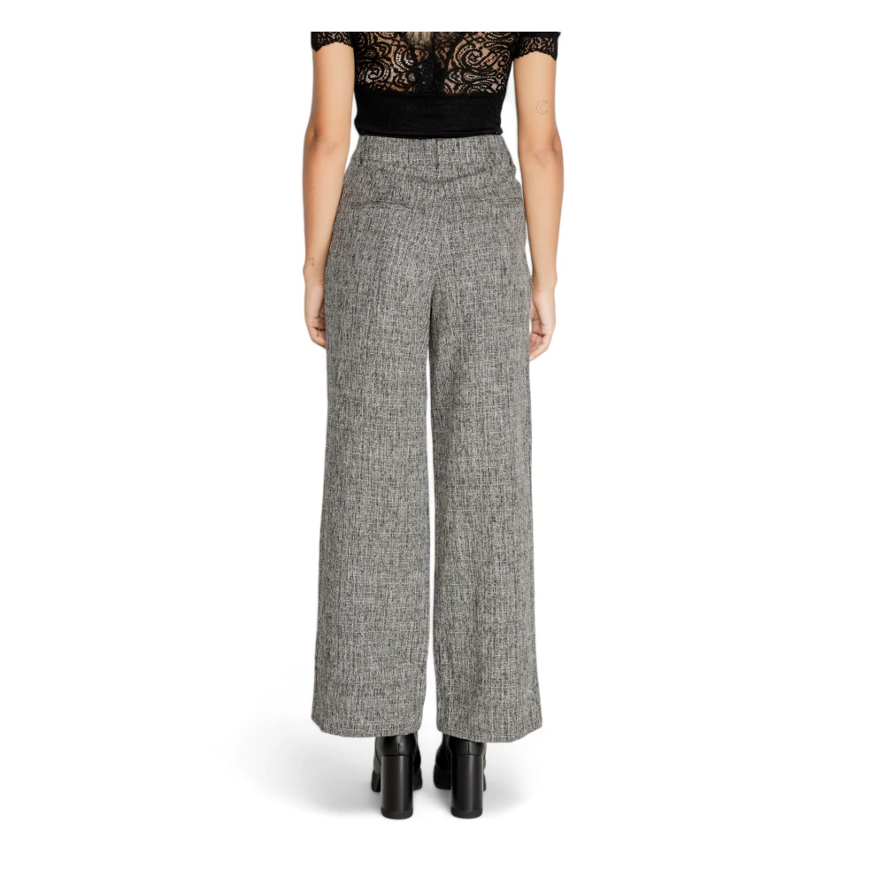 Vila Zwarte Marl Ritsbroek met Achterzakken Black Dames