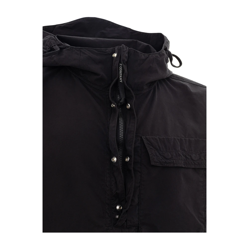 C.P. Company Half-Zip Overshirt Black Heren