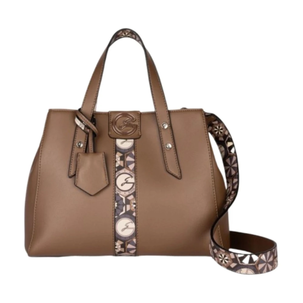 Gattinoni Denise Plus PVC Shopper Brown Dames