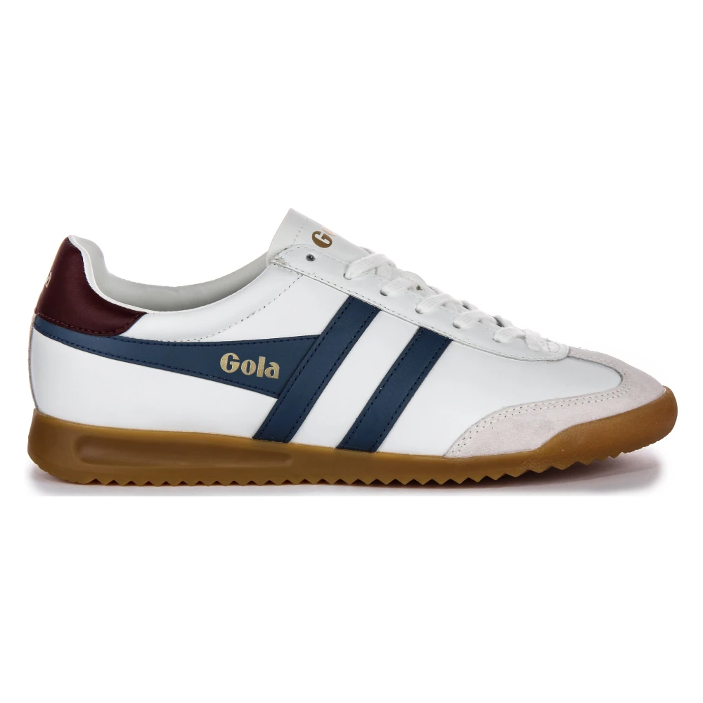 Gola Men's White Sneakers,, Retro Navy Trainers Size 7 Uk