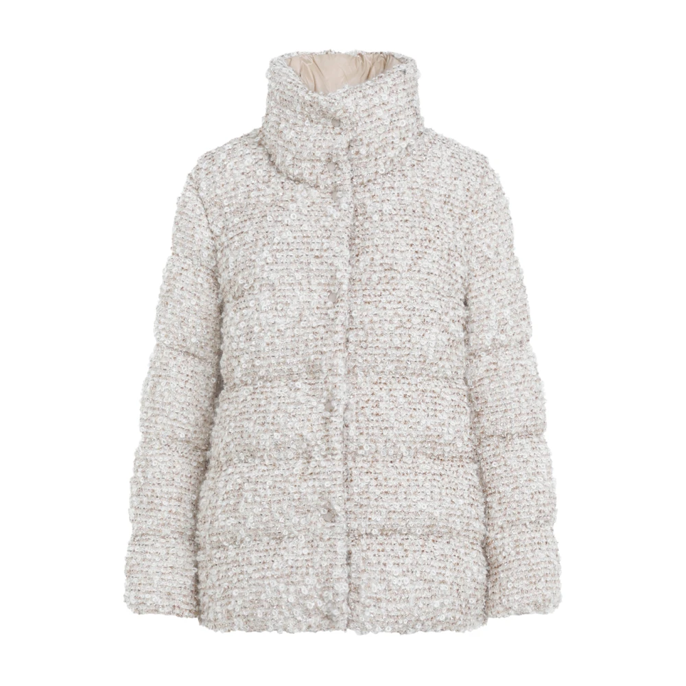 Moncler Licht Beige Cochevisse Jas Beige Dames