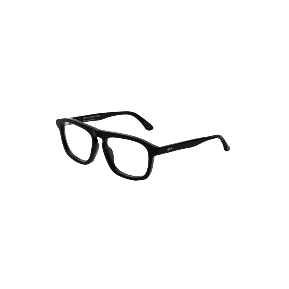 Retrosuperfuture Unisex Black Glasses, 54 Mm, Vintage Eyeglasses
