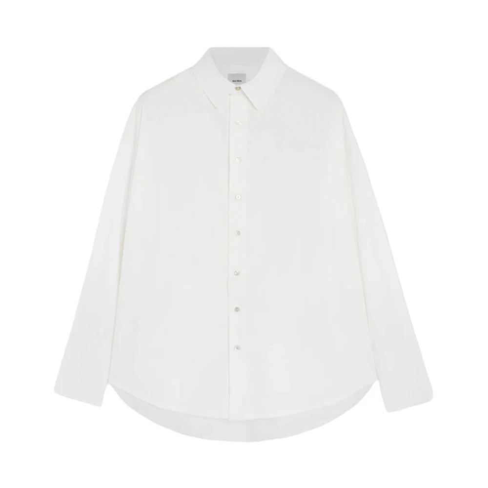 Halfboy Witte Overshirt Blouse White Dames
