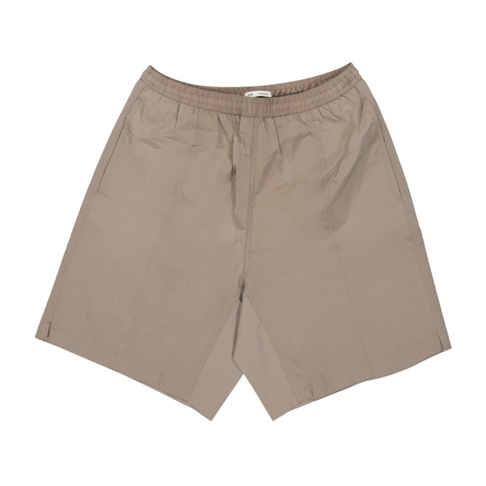 Ami Paris Hart Vriend Zwemshorts Beige Heren