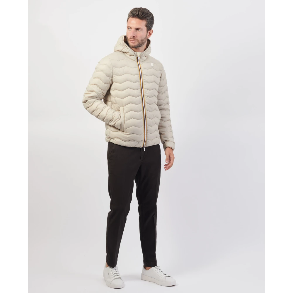 K-way Beige Waterafstotende Jas Beige Heren