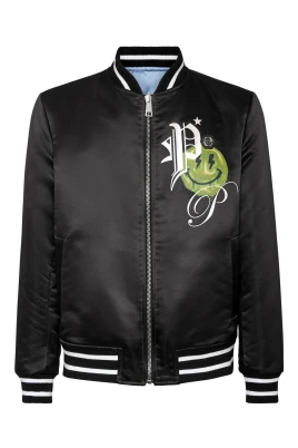 Satin Bomber Smile