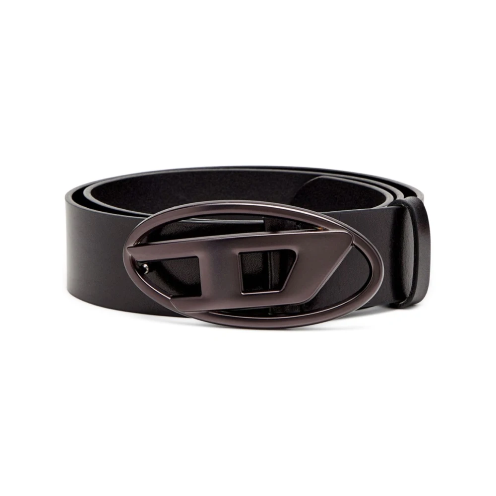 Diesel Stijlvolle Unisex Riem in Zwart Black Unisex