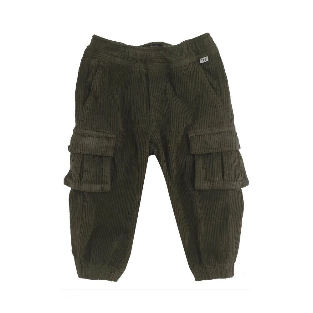 Il Gufo Boys Green Trousers, 8 Y, Pantalone