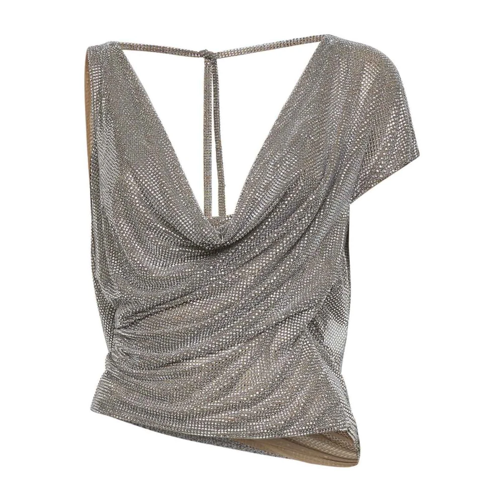 Giuseppe Di Morabito Gray Sleeveless Tops, Female, M, Top
