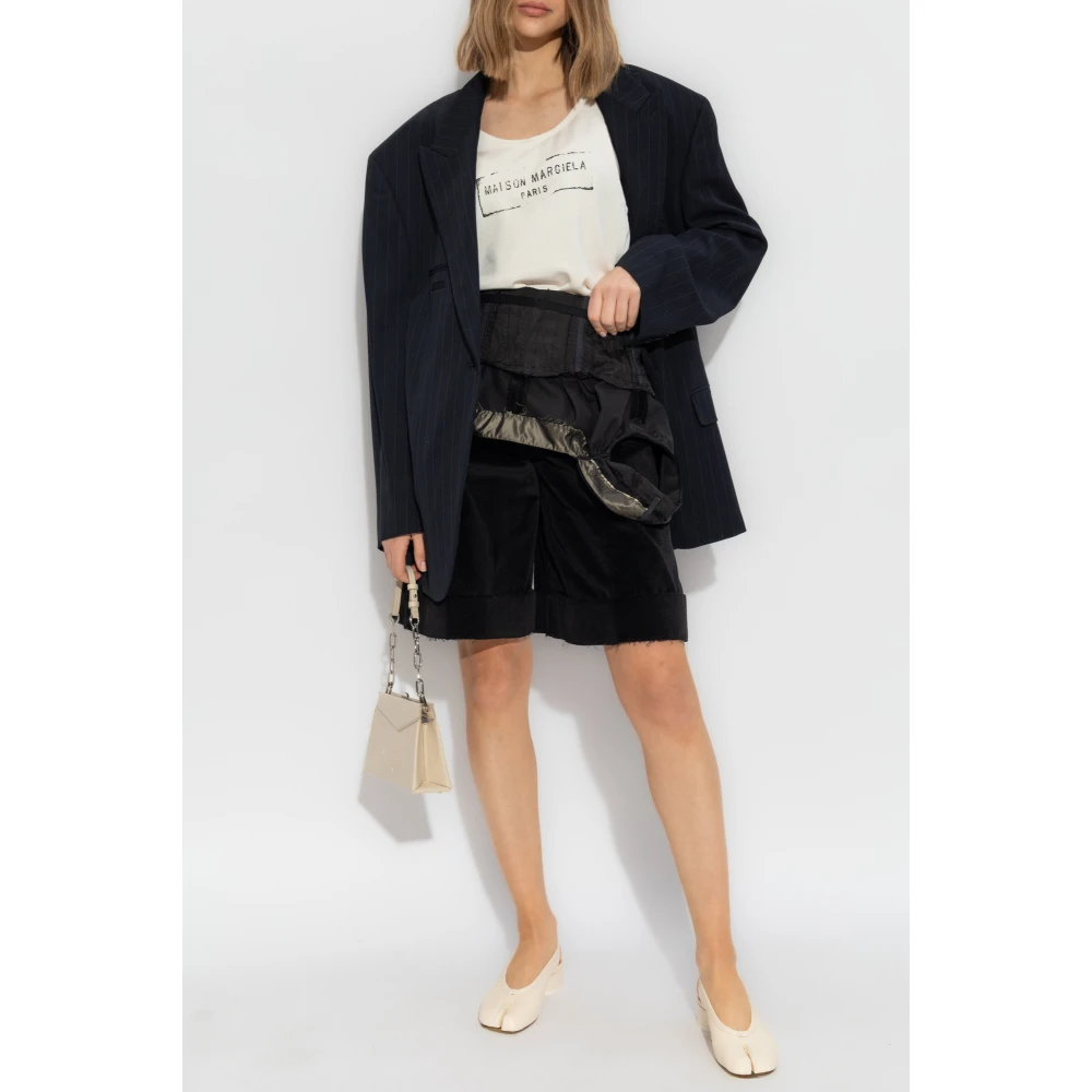 Maison Margiela Shorts met de optie om als een jurk te dragen Black Dames