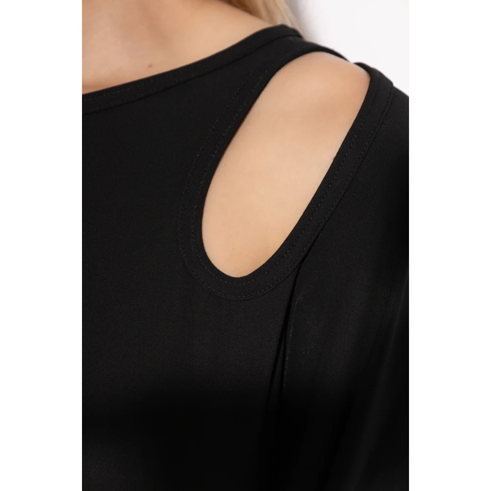 Victoria Beckham Top met uitsparing Black Dames