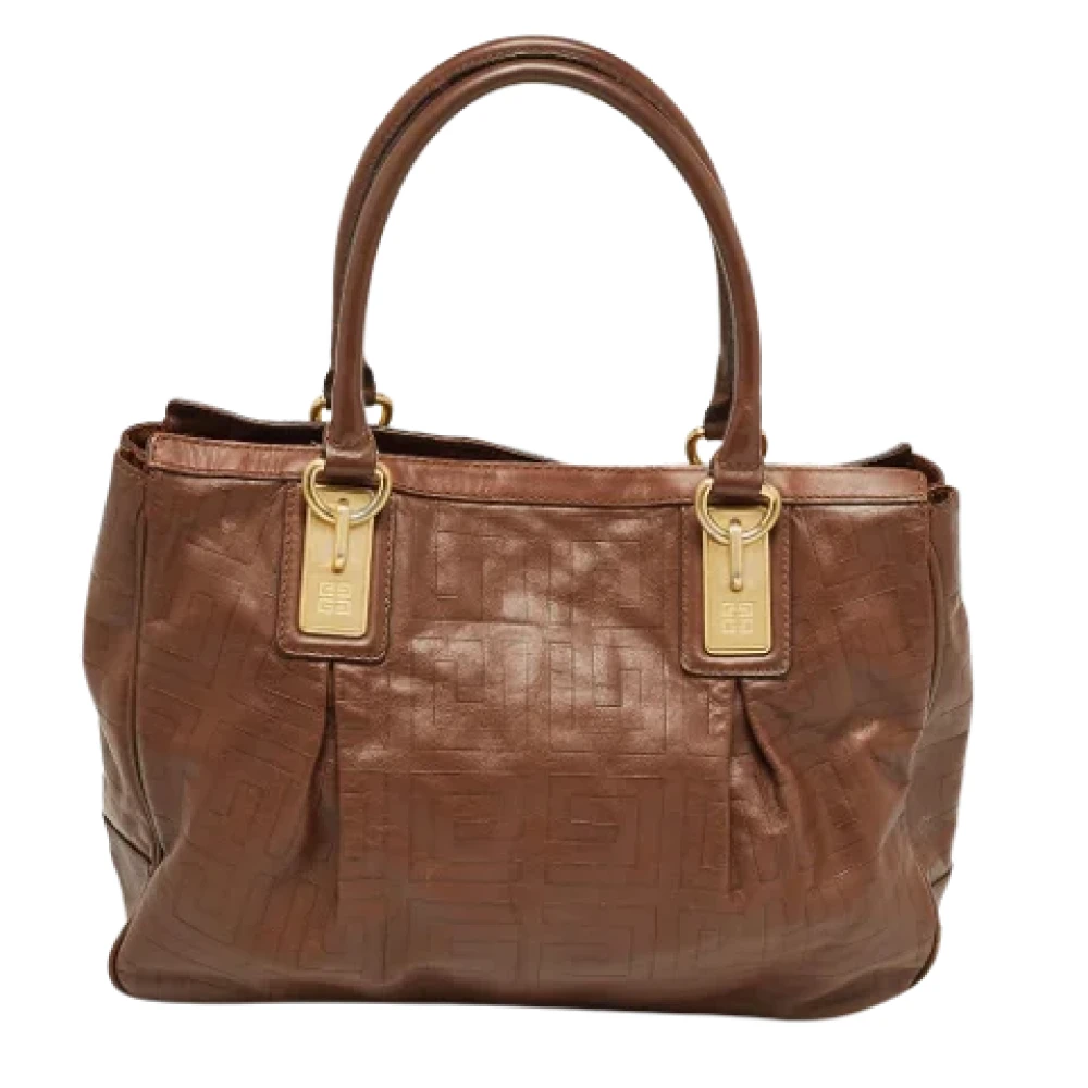 Givenchy Pre-owned Leather totes Brown Dames