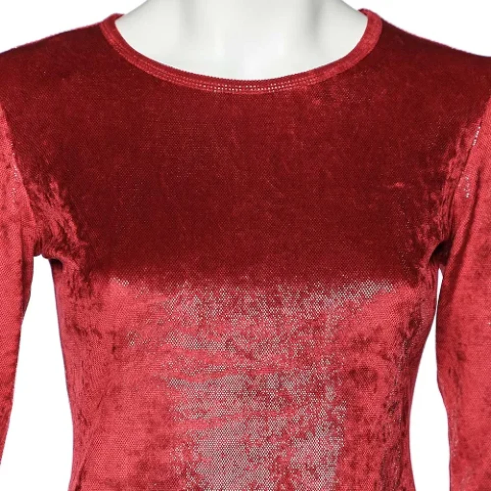 Moschino Pre-Owned Pre-owned Knit tops Red Dames
