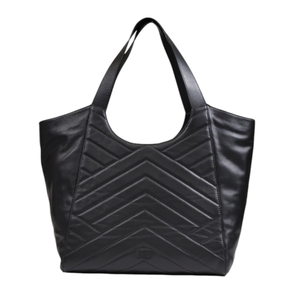 pinko Puzzle Tote Bag Black Dames