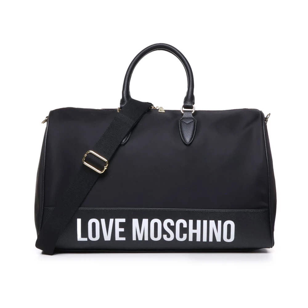 Love Moschino City Lover Logo Reistas Black Dames