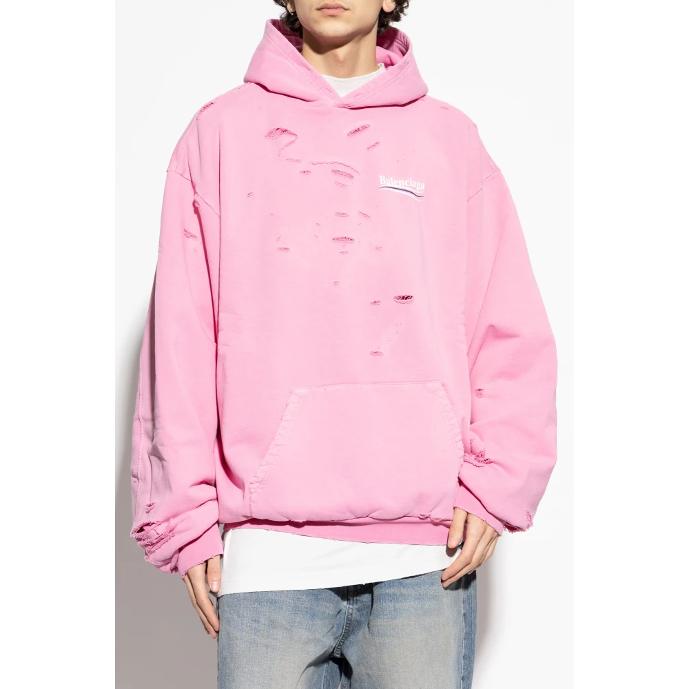 Balenciaga Hoodie Pink Heren