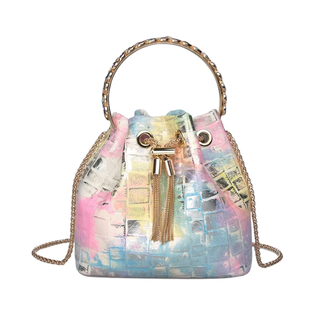 Alma En Pena Women's Rhinestone Handle Handbag
