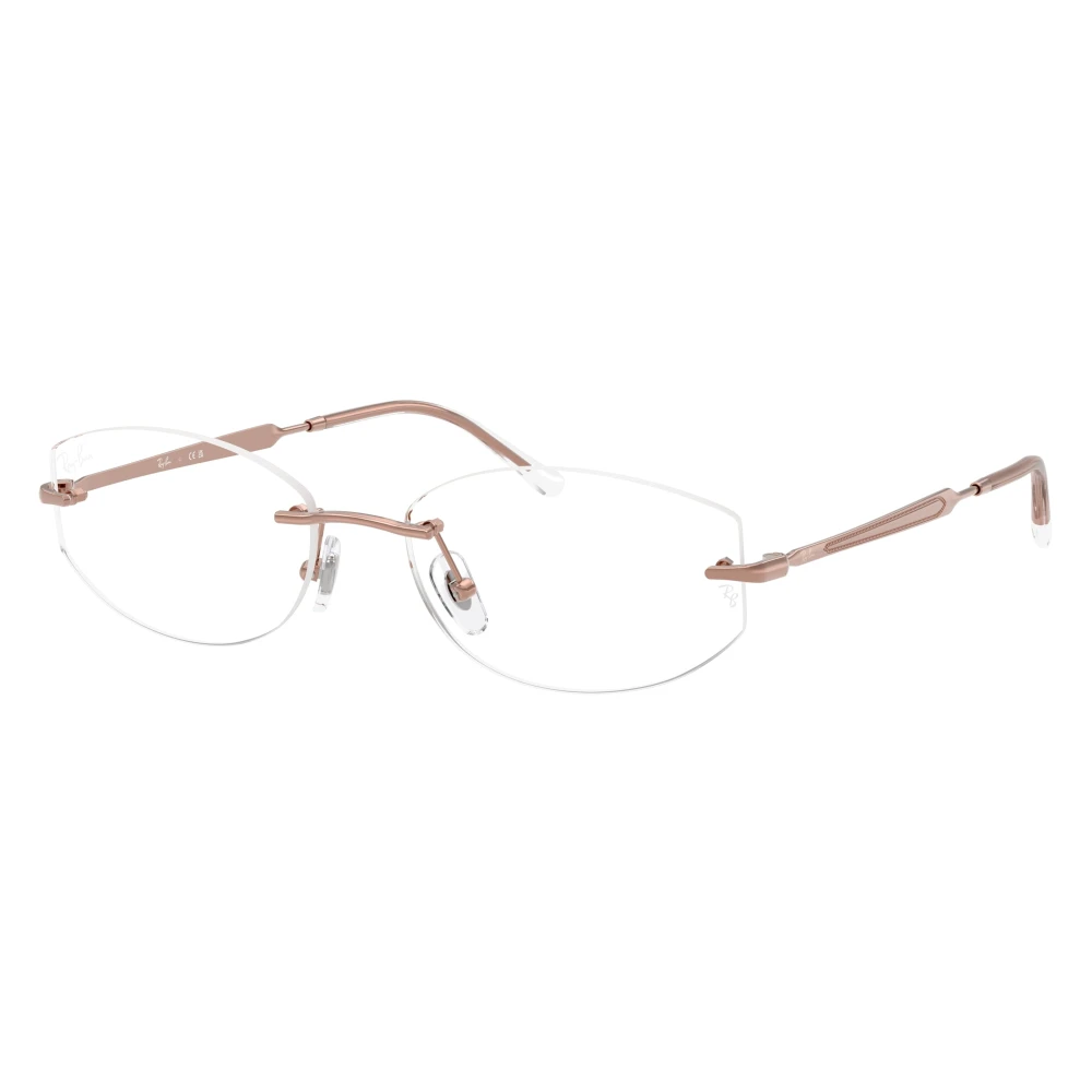 Ray - Ban Unisex Bronze Rx3792v 2943 Optical Frames Metal Transparent Geometric Normal - Image 3