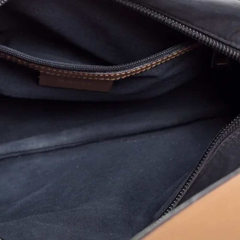 Bally Pre-owned Canvas shoulder-bags Black Dames