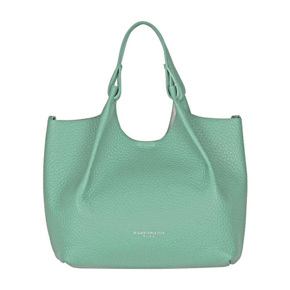 Gianni Chiarini Dubbele leren handtas Dua model Green Dames