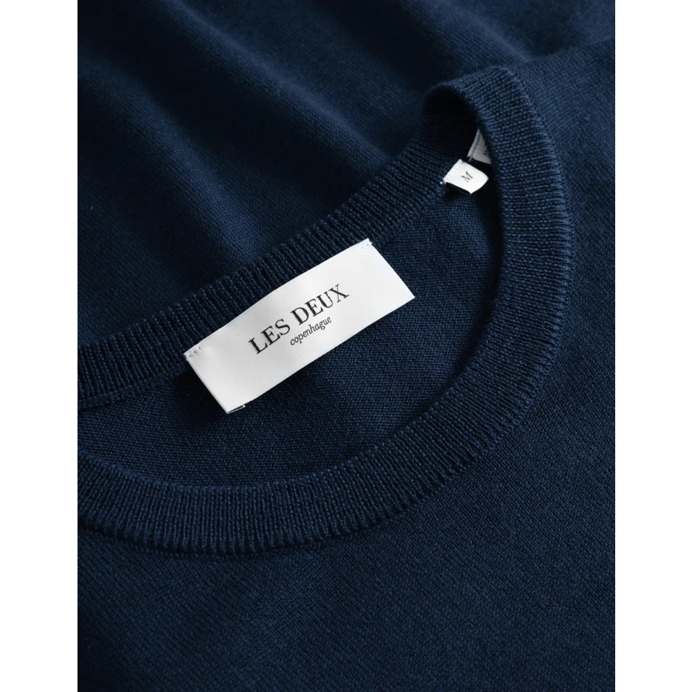 Les Deux Greyson Merino Trui Donkerblauw Blue Dames